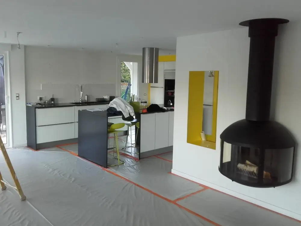 salon travaux
